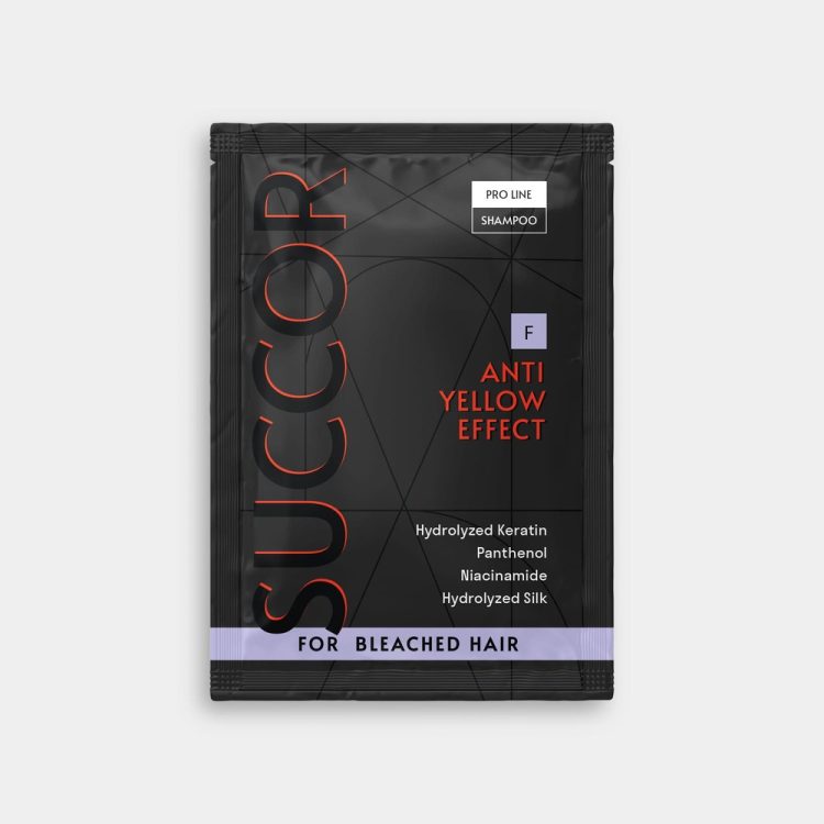 Шампунь от желтизны для осветленных волос Anti Yellow Effect Shampoo, 10 мл