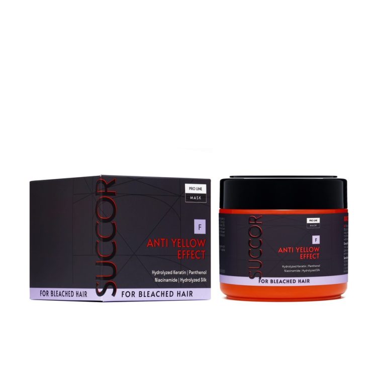 Маска от желтизны для осветленных волос Anti Yellow Effect Mask, 300 мл - фото №1